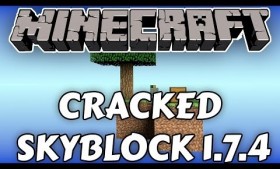 CRACKED SKYBLOCK Minecraft 1.7.4